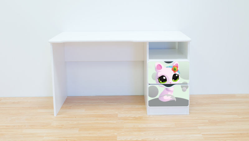 Becks písací stolík pravý Kitty Boo